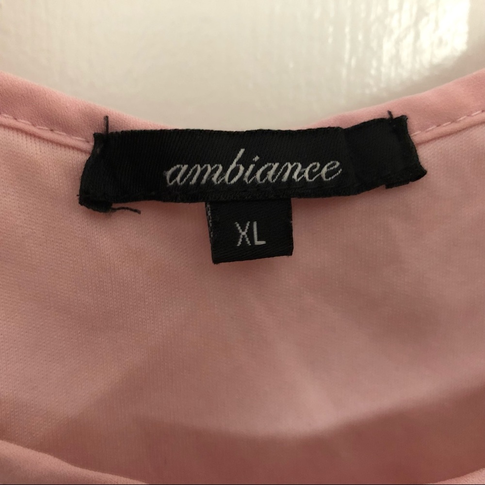 Box 2 Ambiance Pink Floral Lace Crop Top - Picture 5 of 5